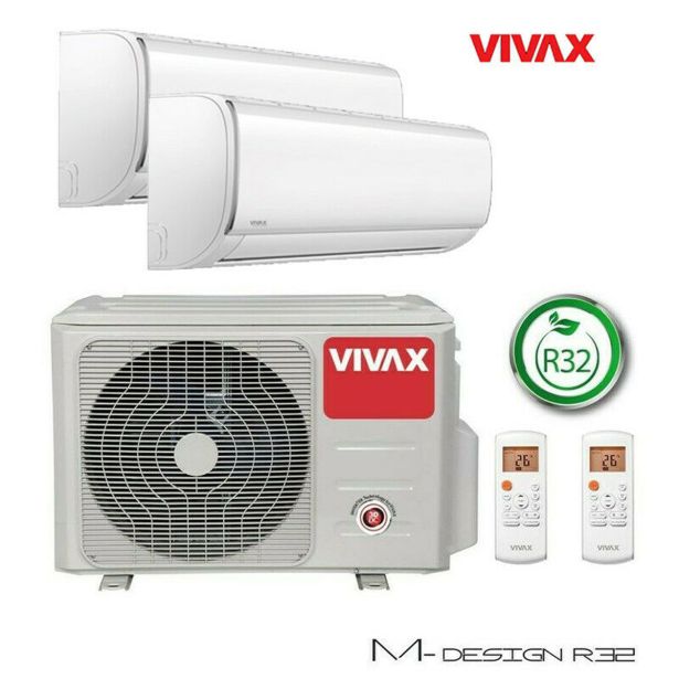 MULTI SPLIT KLIMATSKA NAPRAVA VIVAX 2X ACP-07CH21AEMI NO 1X ACP-14COFM40AERIS ZE