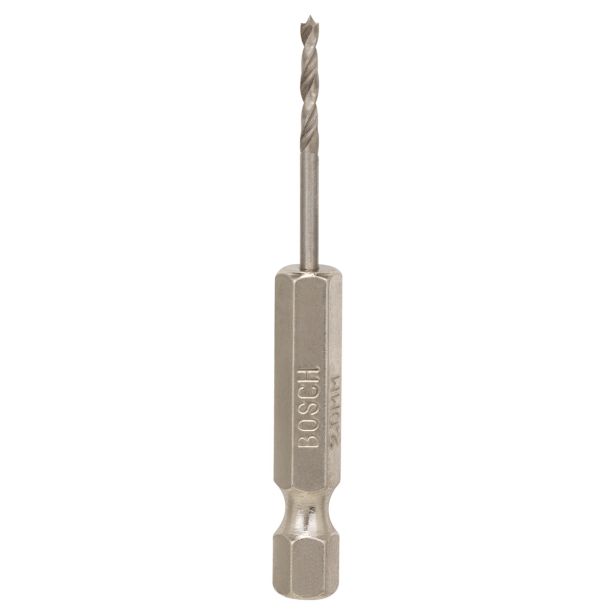 SPIRALNI SVEDER ZA LES BOSCH 2X24X62 MM ŠESTROBNO STEBLO 6.35 MM (1/4")