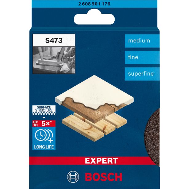 3-DELNI KOMPLET BRUSNIH GOB EXPERT S473 STANDARD, 98 X 120 X 13 MM, M, F, SF