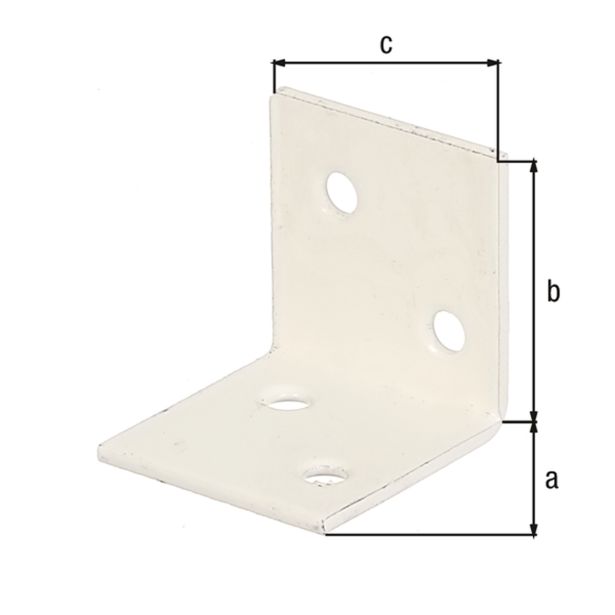 KOTNIK 30X30X30 MM ŠIROKI BEL