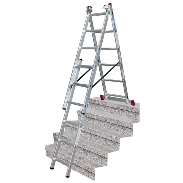 TRODELNA LESTEV KRAUSE CORDA 3X6 STOPNIC 1.65M PRIMERNA ZA STOPNICE