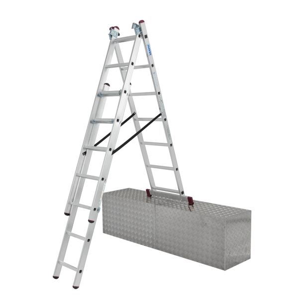 TRODELNA LESTEV KRAUSE CORDA 3X7 STOPNIC 1.9M PRIMERNA ZA STOPNICE