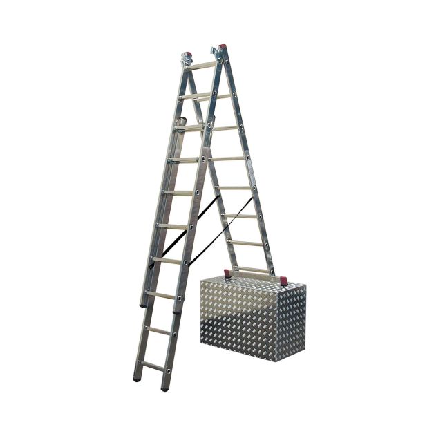 TRODELNA LESTEV KRAUSE CORDA 3X8 STOPNIC 2.2M PRIMERNA ZA STOPNICE