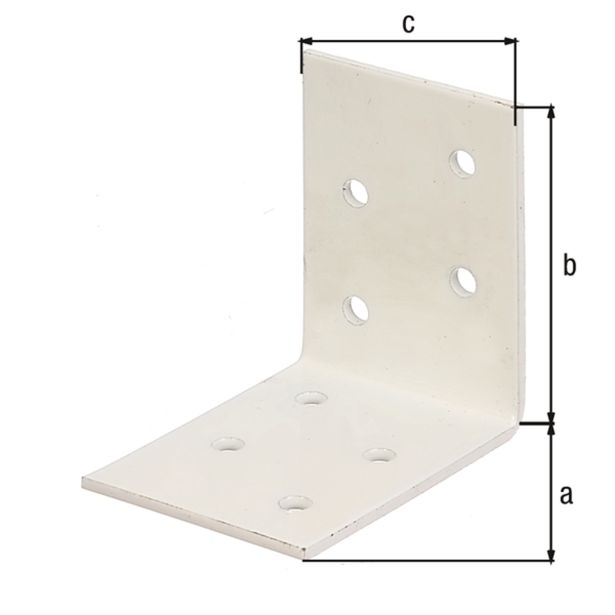 VEZNI ELEMENT ALBERTS 50X50X40 MM KOTNI BELI