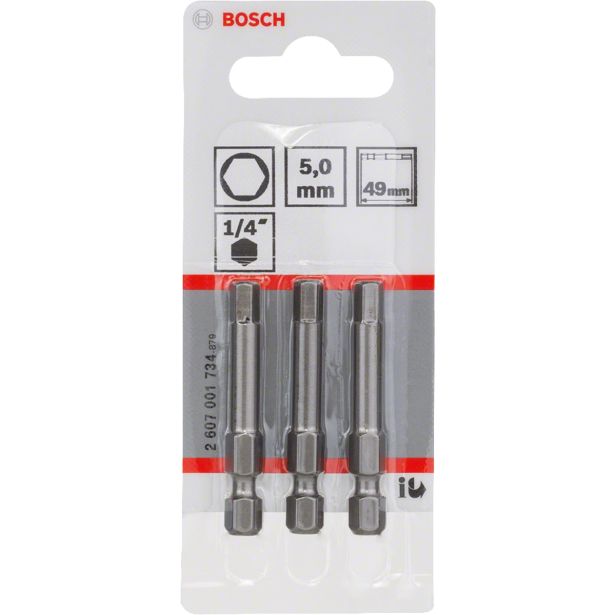 IMBUS NASTAVEK E6,3 BOSCH 5X49 MM 3 KOS