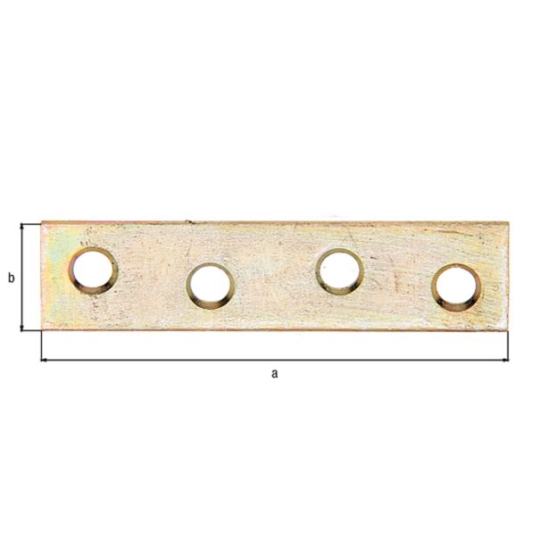 VEZNI ELEMENT ALBERTS 60X15 MM PLOŠČATI