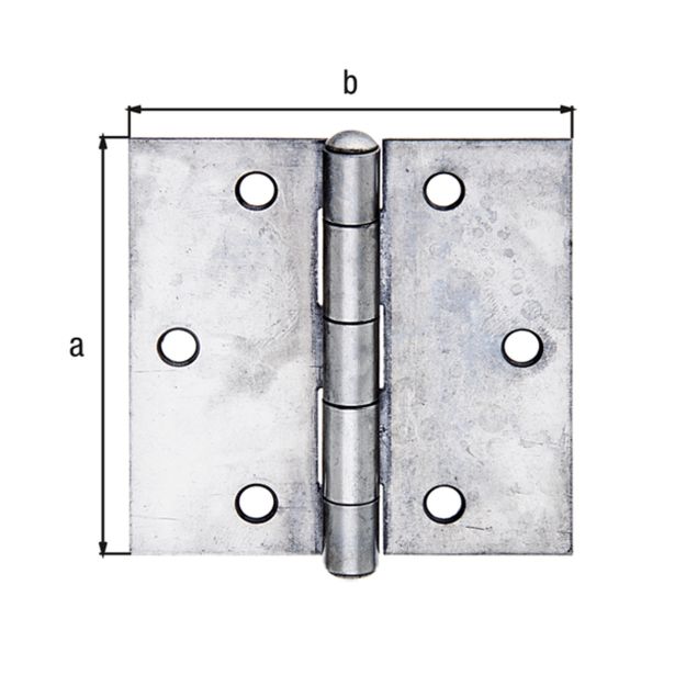SPONA ZA POHIŠTVO ALBERTS 60X60X1.5 MM OZKA NERJAVEN