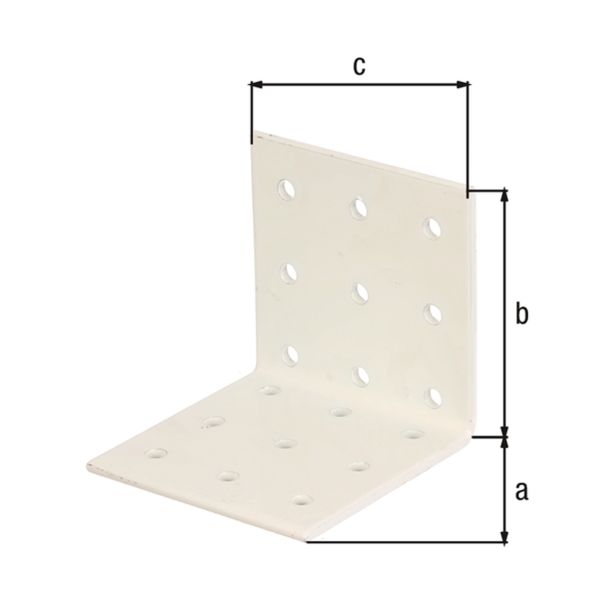 VEZNI ELEMENT ALBERTS 60X60X60 MM KOTNIK BELI