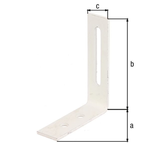 KOTNIK ALBERTS 65X80X20 MM NASTAVLJIVI BELI