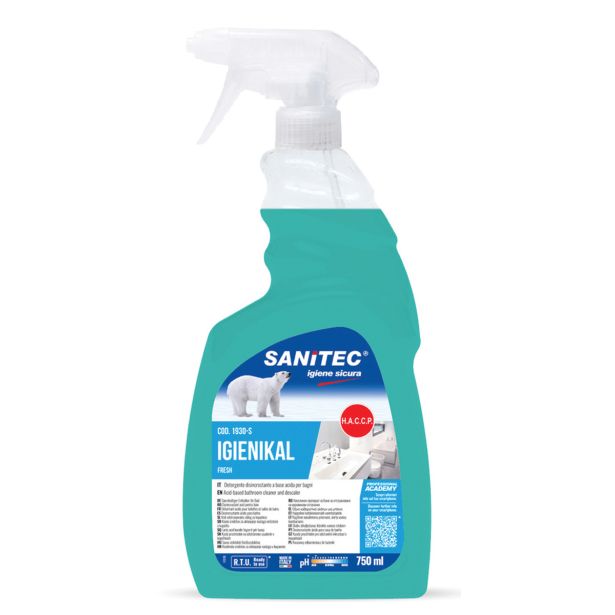 ČISTILO ZA WC, KOPALNICO SANITEC 750 ML IGIENIKAL BAGNO Z RAZPRŠILKO SANITEC