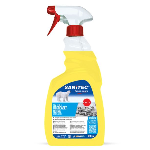 ČISTILO ZA RAZMAŠČEVANJE SANITEC 750 ML ULTRA LIMONE Z RAZPRŠILKO SANITEC