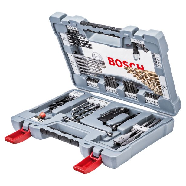 GARNITURA MEŠANIH SVEDROV BOSCH 76-DELNI KOMPLET PRIBORA PREMIUM X-LINE