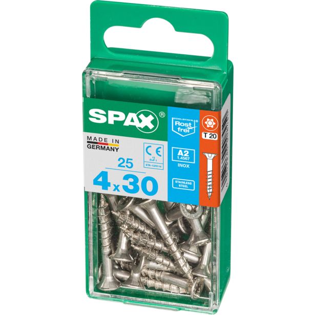 RF UNIVERZALNI VIJAK SPAX A2 TRX 4X30 V ZAVITKU 25 KOS