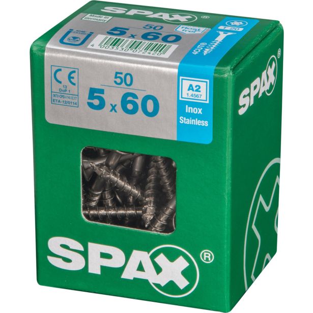 RF UNIVERZALNI VIJAK SPAX A2 TRX 5X60 ZAV=50KOS