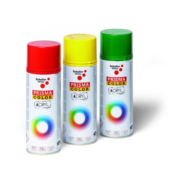 BARVNI SPREJ PRISMA COLOR ACRYL RAL.: 1003 400 ML SIGNALNO RUMENA