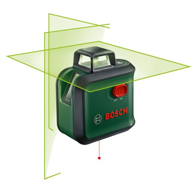 ADVANCEDLEVEL 360 LINIJSKI LASER Z ZELENIM ŽARKOM