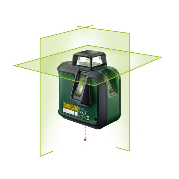 ADVANCEDLEVEL 360 LINIJSKI LASER Z ZELENIM ŽARKOM