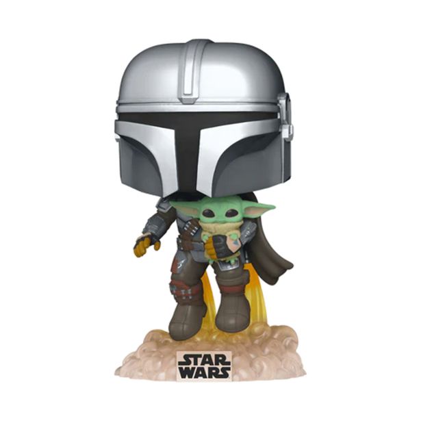 AKCIJSKA FIGURA FUNKO POP STAR WARS MANDALORIAN MANDO FLYING W/JET PACK