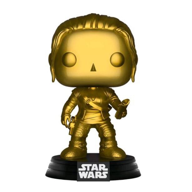 AKCIJSKA FIGURA FUNKO POP STAR WARS - REY ( CHROME - MATT GOLD)(EXCL)