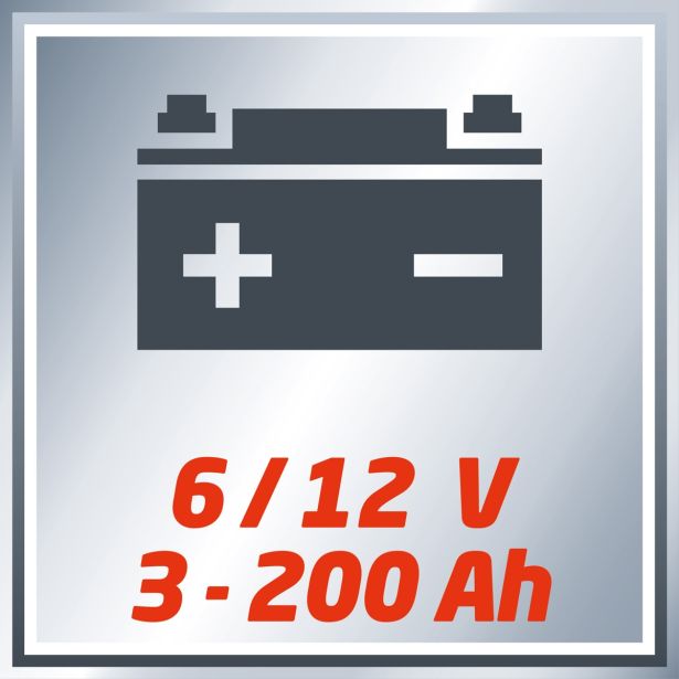 EINHELL POLNILNIK AKUMULATORJEV CC-BC 10 M, 6 V / 12 V, 3 - 200 AH