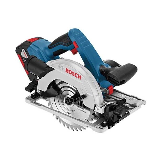 AKUMULATOR. KROŽNA ŽAGA BOSCH GKS 18 V-57 G 2X5.0 AH, L-BOXX+FSN 1600