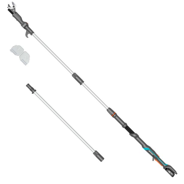 AKUMULATORSKE ŠKARJE GARDENA TELESKOPSKE HIGHCUT 360 18V ZA VEJE P4A SET