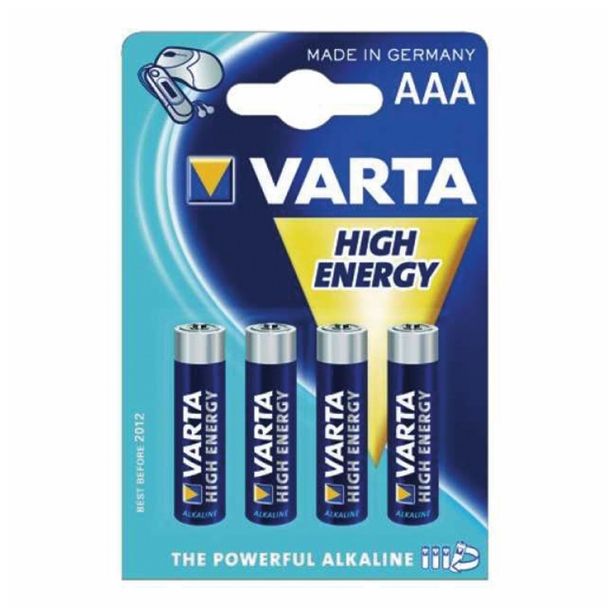 ALKALNI BATERIJSKI VLOŽEK VARTA LR06 AA LONGLIFE POWER BL/4, 1.5V