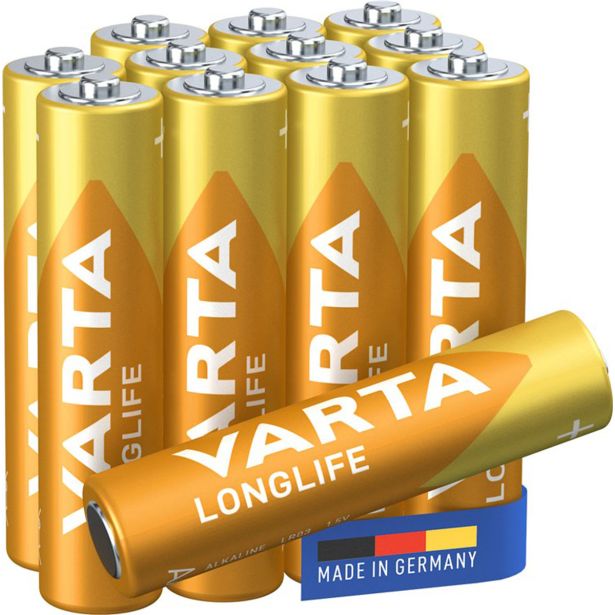 ALKALNI BATERIJSKI VLOŽEK VARTA LR03 AAA BL/4 LONGLIFE