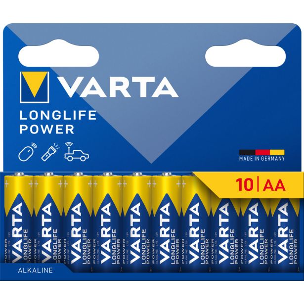 ALKALNI BATERIJSKI VLOŽEK VARTA POWER AA 10/1 LONGLIFE