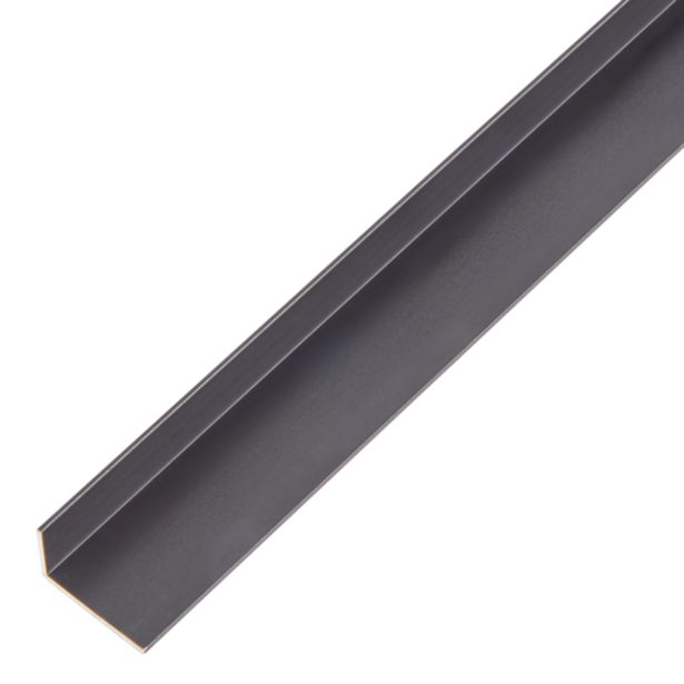 KOTNI PROFIL ALBERTS ALU 20X10X1X1000 MM ČRNO ELOKSIRAN