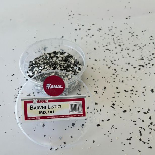 AMAL DEKORATIVNI LISTIČI MIX - 01  100G