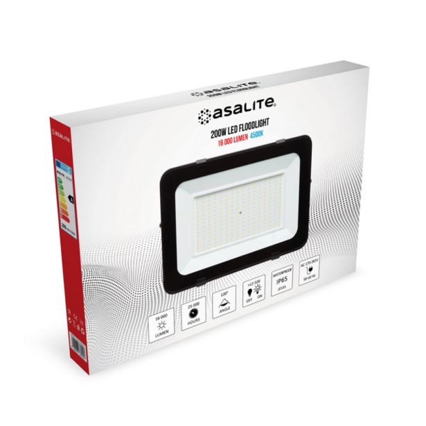 ASALITE LED REFLEKTOR 200W 4500K, 16.000LM
