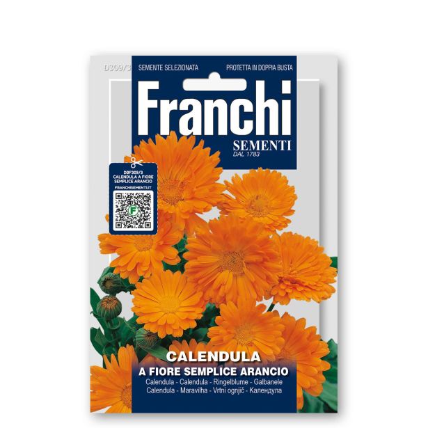 ASTRA FRANCHI SEMENTI CALENDULA A FORE SEMPLICE