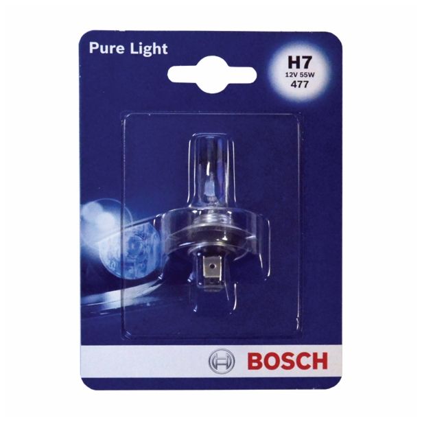 AVTOMOBILSKA ŽARNICA BOSCH H7 PURE LIGHT 12V 55W PX26D