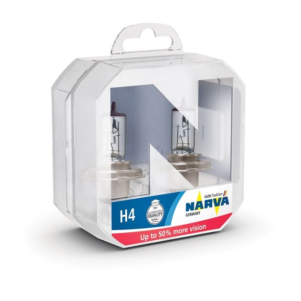 AVTOMOBILSKA ŽARNICA NARVA H4 RANGE POWER 50+ 12V 60/55W P43T-38