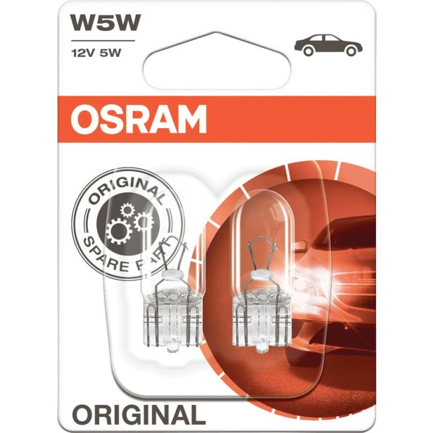 AVTOMOBILSKA ŽARNICA OSRAM W5W 12V 5W 2/1