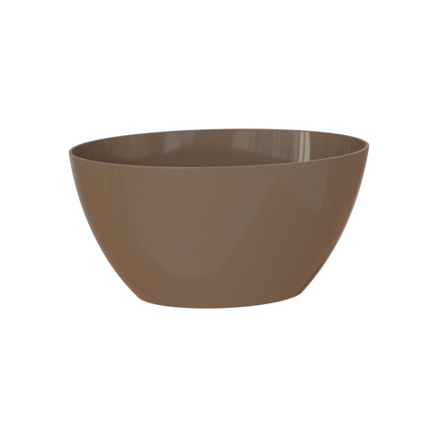 PE NOTRANJI LONEC BAHIA PLANT BOX TAUPE OVAL 22X13 CM