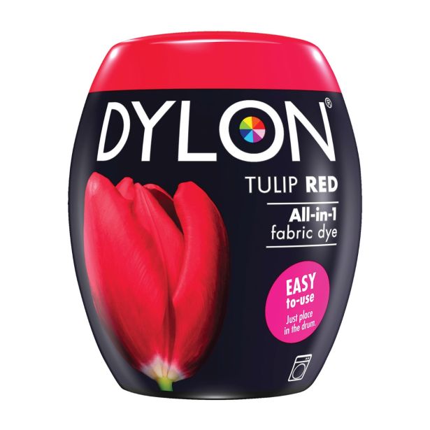 BARVA DYLON RDEČA 36 350 G TULIP RED ZA TEKSTIL