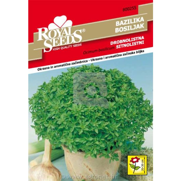 BAZILIKA ROYAL SEEDS DROBNOLISTNA BAZILIKA 255