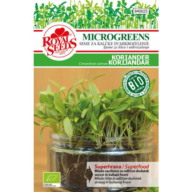 SEME VRTNINE ROYAL SEEDS BIO KORIANDER 50 G