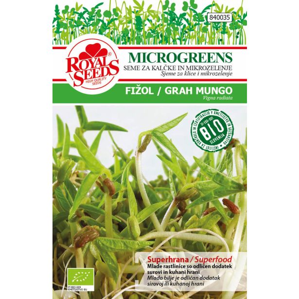 SEME VRTNINE ROYAL SEEDS BIO MUNGO FIŽOL