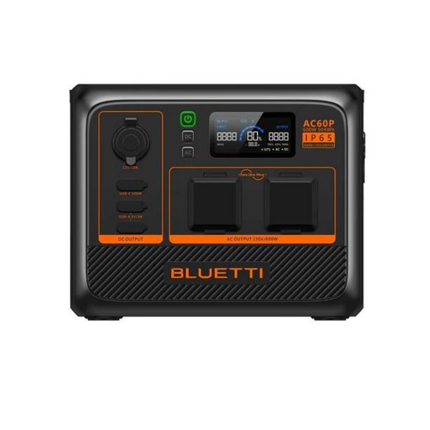 BLUETTI AC60P PRENOSNA POLNILNA POSTAJA 600W/ 504WH