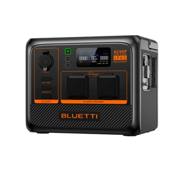 BLUETTI AC60P PRENOSNA POLNILNA POSTAJA 600W/ 504WH