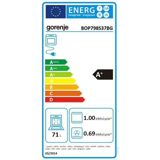 VGRADNA PEČICA GORENJE BOP798S37BG