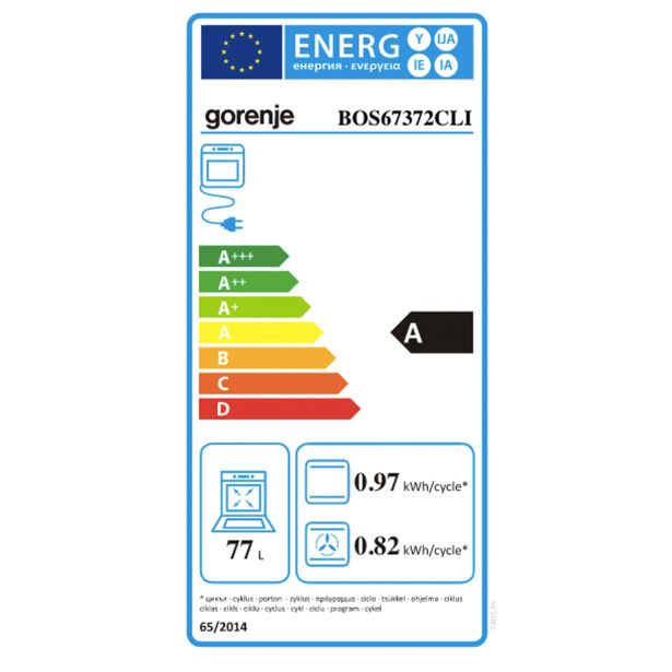 VGRADNA PEČICA GORENJE BOS67372CLI