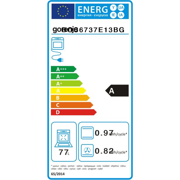 VGRADNA PEČICA GORENJE BOS6737E13BG