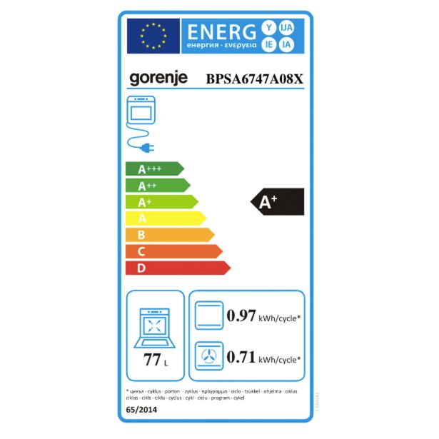 VGRADNA PEČICA GORENJE BPSA6747A08X