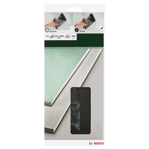 BRUSNA MREŽA BOSCH 115X280 MM Z220 5- DELNI SET