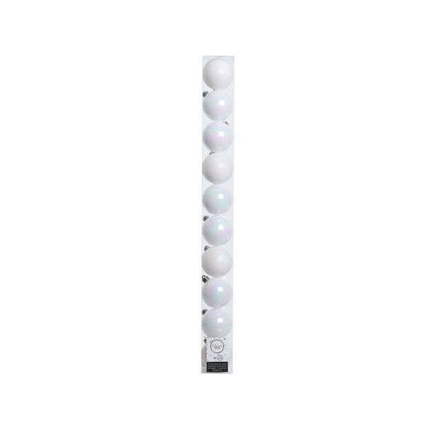 BUNKA IZ UMETNE MASE DECORIS HLADNO BELA V TUBI 10/1 FI 6 CM