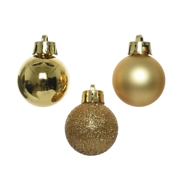 BUNKA IZ UMETNE MASE DECORIS ZLATA V TUBI 14/1 FI 3 CM